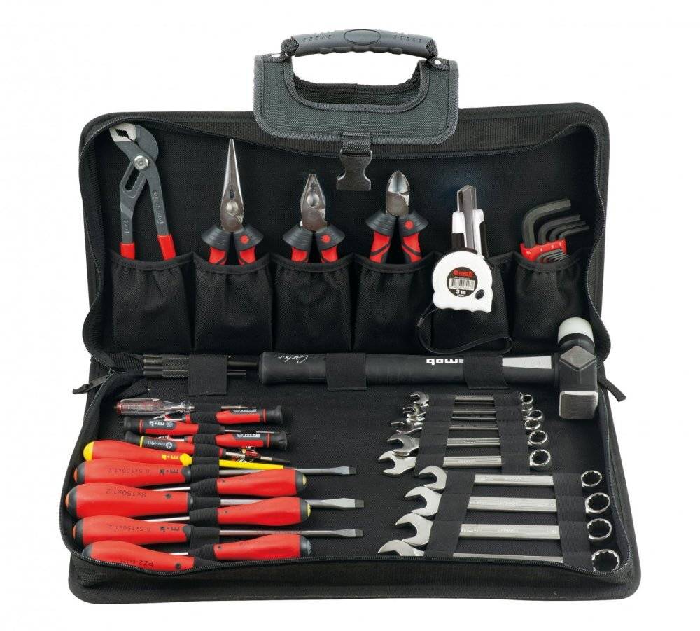 Coffret Box Textile Garni Maintenance – Sac Textile 32 Emplacements avec 46 Outils - Image 1