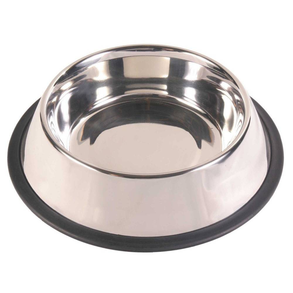 Gamelle en acier inox antidérapante, 0.70 Litre, ø 21cm pour chien - Imagen 1