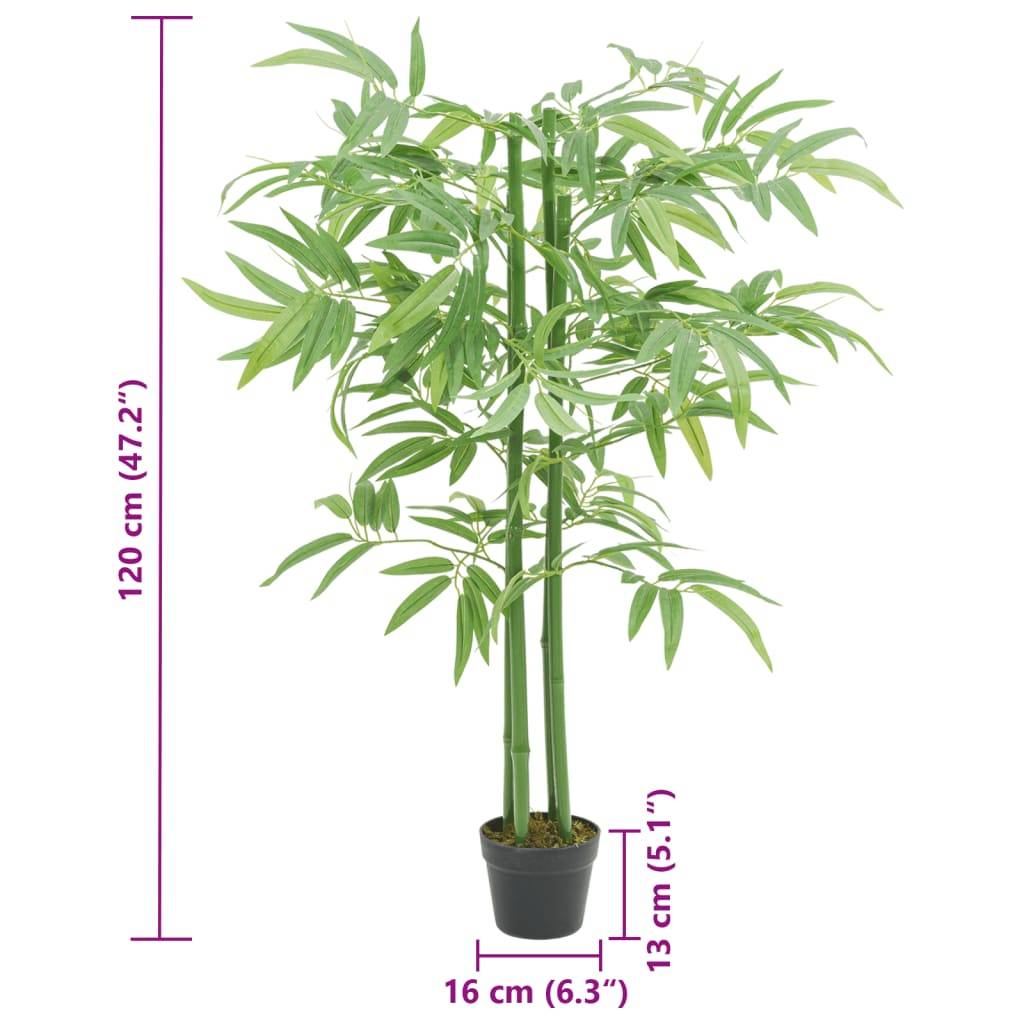 Vidaxl - Bambou artificiel 384 feuilles 120 cm vert - Image 4
