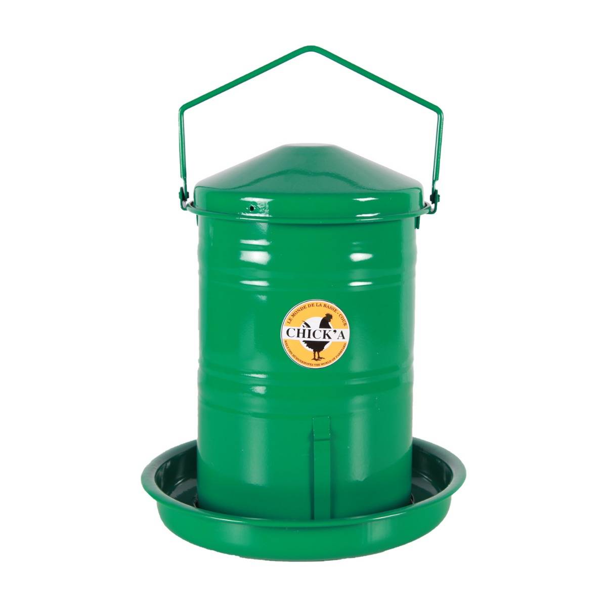 Chick'a - Alimentador tolva esmaltado con cremallera 5 L