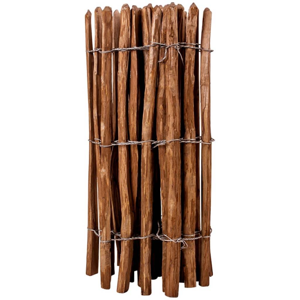 Clôture Treillis Bois Noisetier Traité Ganivelle Protection Potager Rustique Solide 90x500cm - ComfortXL Outdoor Living - Image 2