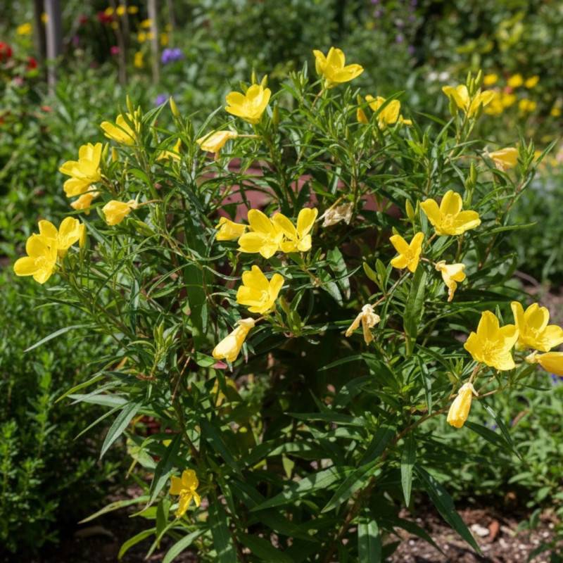 Onagre African Sun®, Oenothère à fleurs Jaune/ - feuillage Caduc - Godet - 5/20 cm - Imagen 1