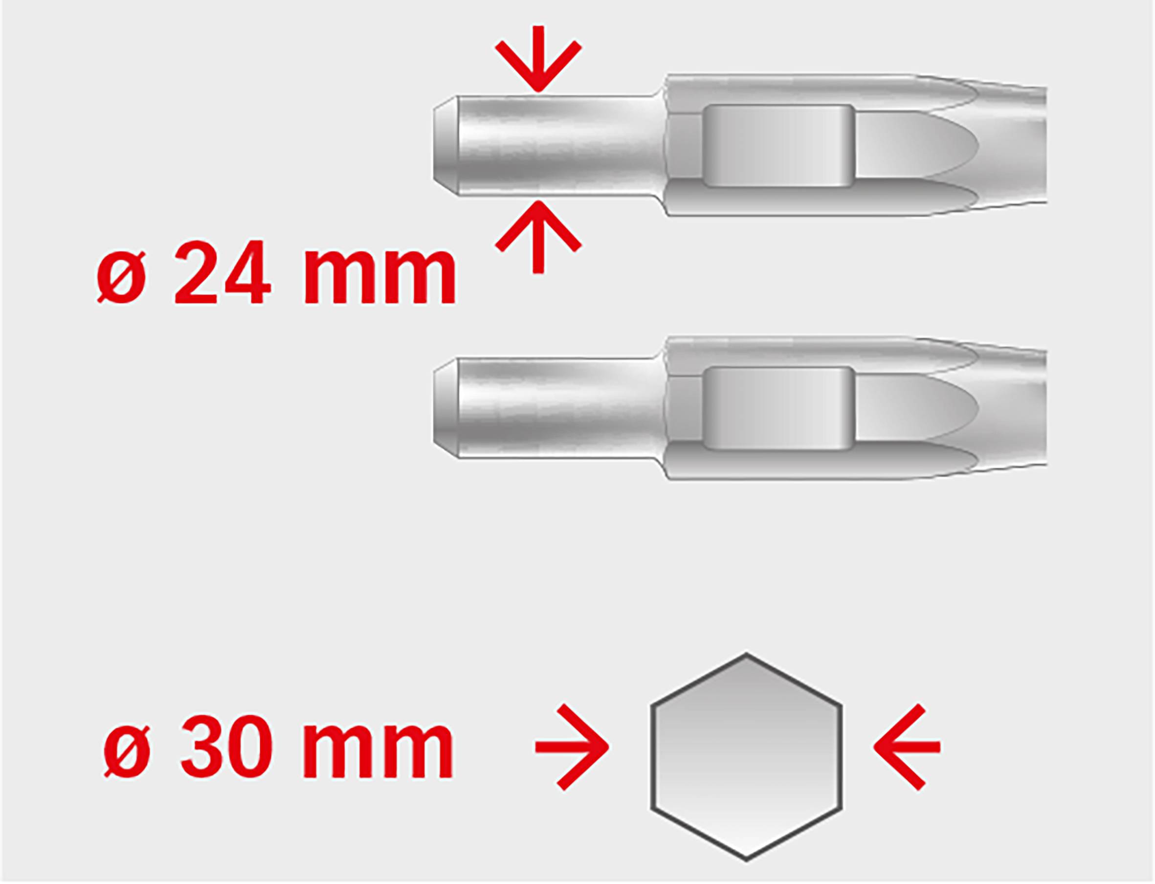 Marteau démolisseur/piqueur 1700W 60Joules HEX30 FARTOOLS - Imagen 4