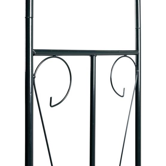Arche de Jardin Fer Vert Foncé Tonnelle Plantes Grimpantes Décoration 142x37x275 cm - ComfortXL Outdoor Living - Image 5