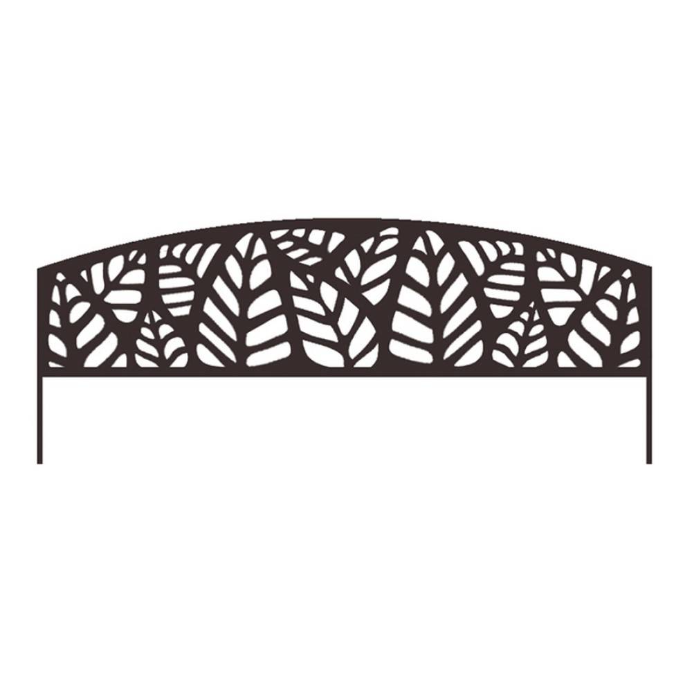Nortène - Borde metálico decorativo para plantar ATHEA - 0,40 x 1m - Marrón Nortene - Imagen 1