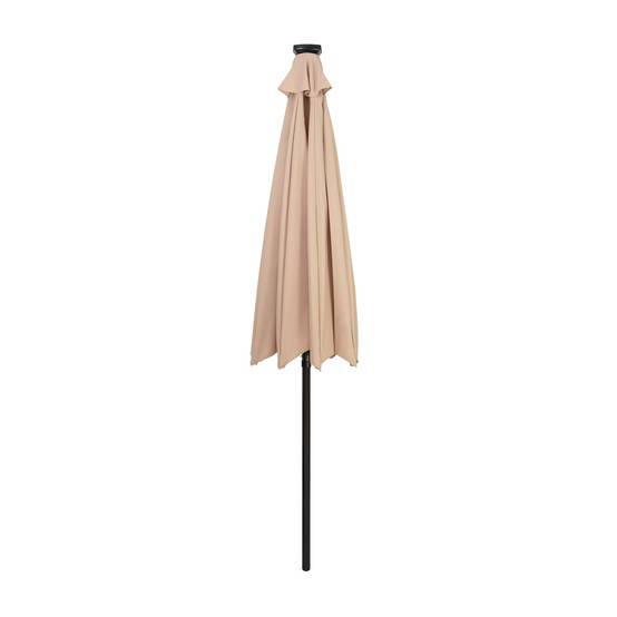 Monstershop - Parasol Inclinable à LED 2,7 m - Beige - Image 2