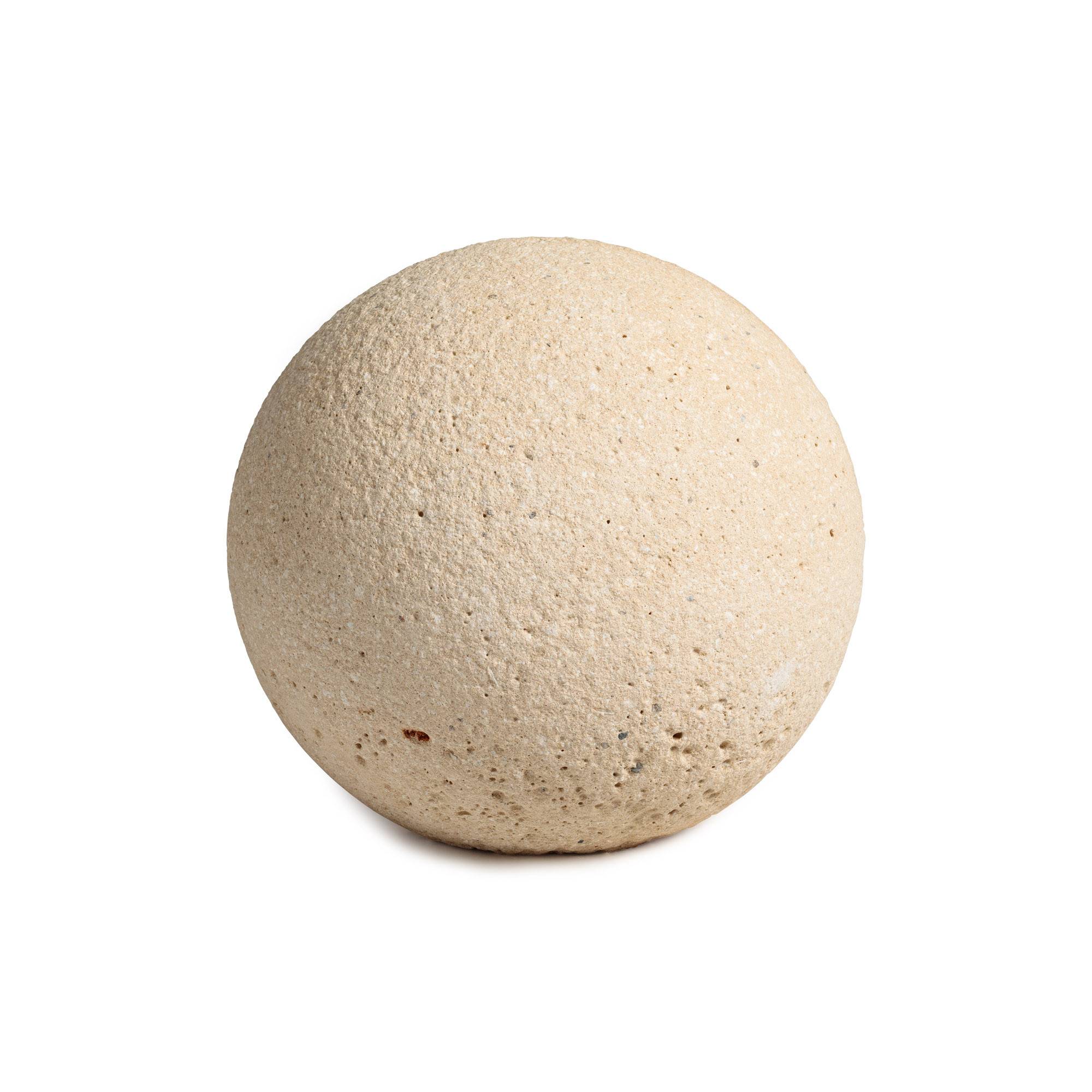 RO'MA Nature - Boule décorative en pierre bouchardée D.30 cm - RO'MA NATURE