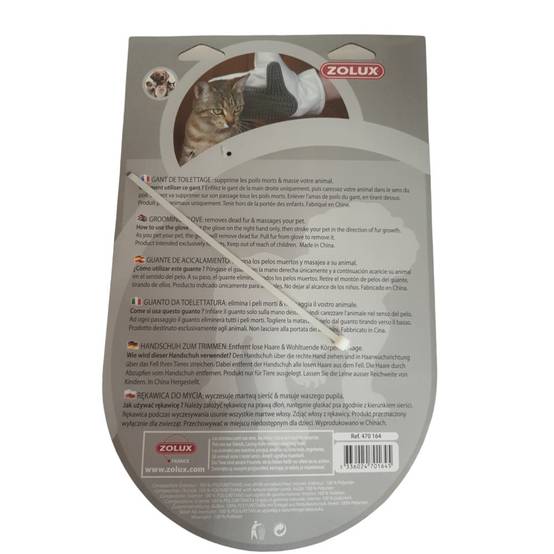 Zolux - Gant de toilettage chiens et chat pour chien couleur aléatoire - Image 4