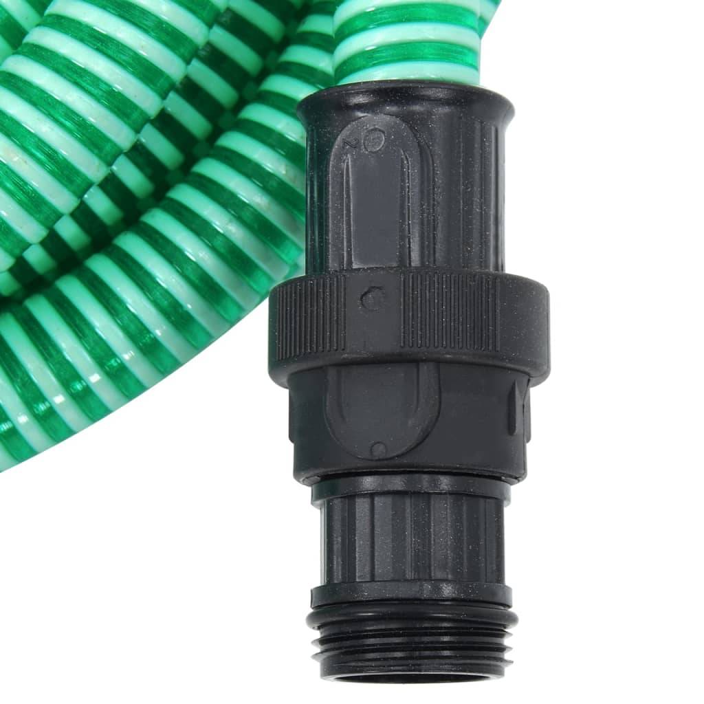 Vidaxl - Tuyau d'aspiration avec raccords en PVC vert 1" 10 m PVC vidaXL 151072 - Image 2