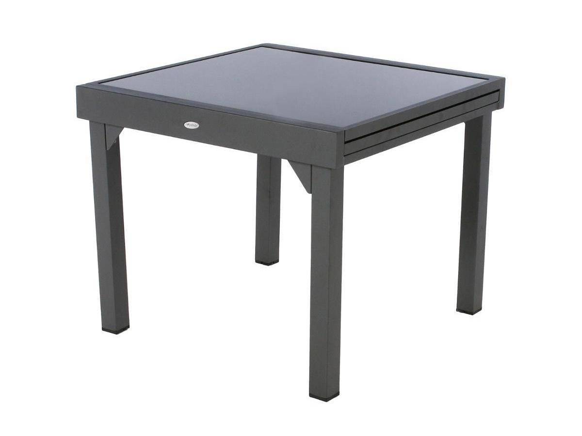 Hesperide - Ensemble repas table extensible carrée en verre Piazza + 8 chaises Modula - Hespéride - Image 4