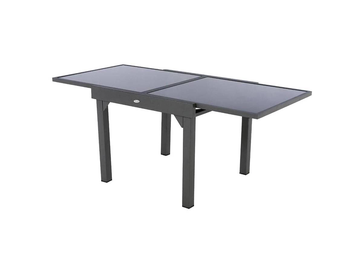 Hesperide - Ensemble repas table extensible carrée en verre Piazza + 8 chaises Modula - Hespéride - Image 3