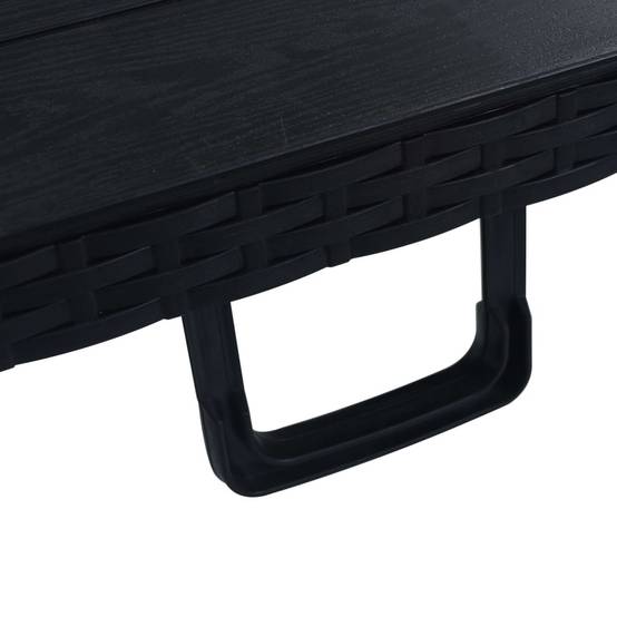 Table bois composite Prolenta Noir 180 X 75 X 72 cm - P87209N - Image 5