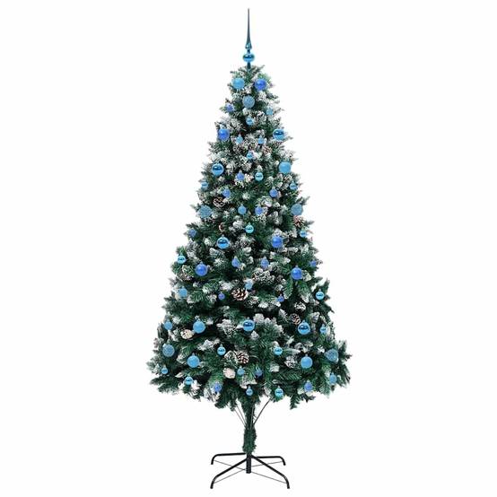 Vidaxl - Sapin de Noël artificiel Vert 210 cm PVC, Acier et Plastique vidaXL 3396280 - Image 5