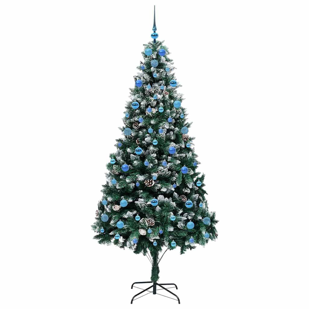 Vidaxl - Sapin de Noël artificiel Vert 210 cm PVC, Acier et Plastique vidaXL 3396280 - Image 5