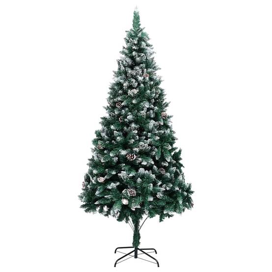 Vidaxl - Sapin de Noël artificiel Vert 210 cm PVC, Acier et Plastique vidaXL 3396280 - Image 6