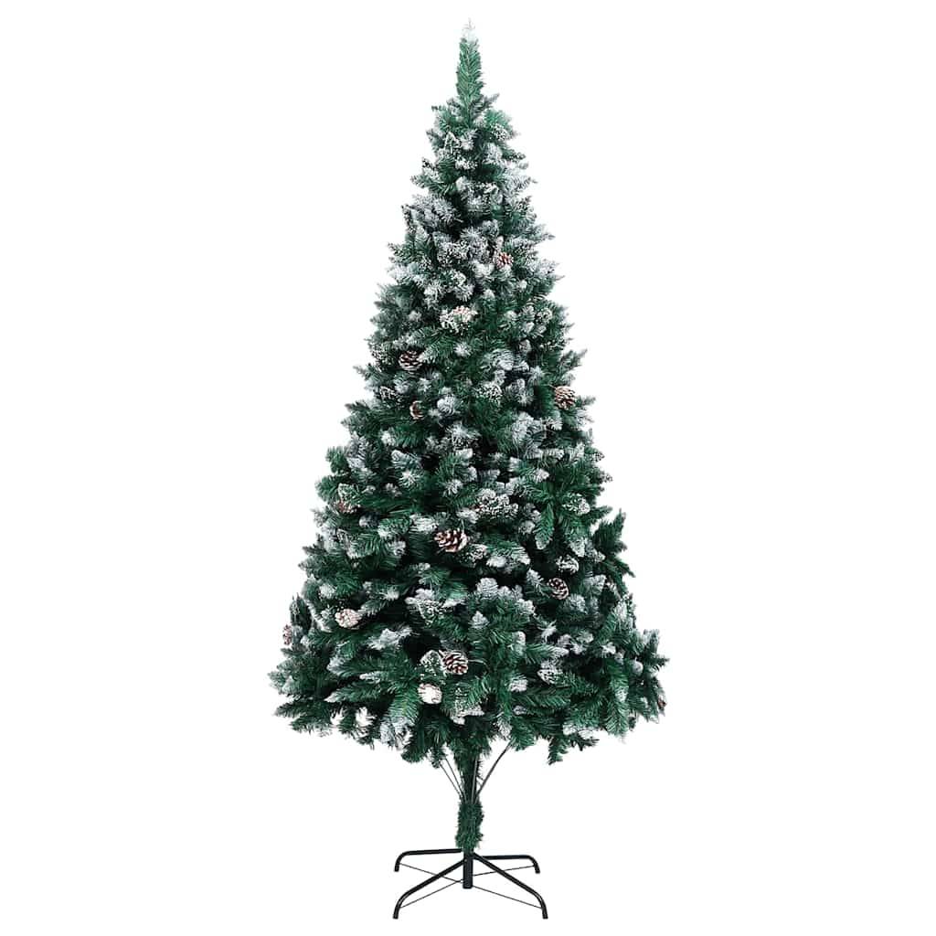Vidaxl - Sapin de Noël artificiel Vert 210 cm PVC, Acier et Plastique vidaXL 3396280 - Image 6