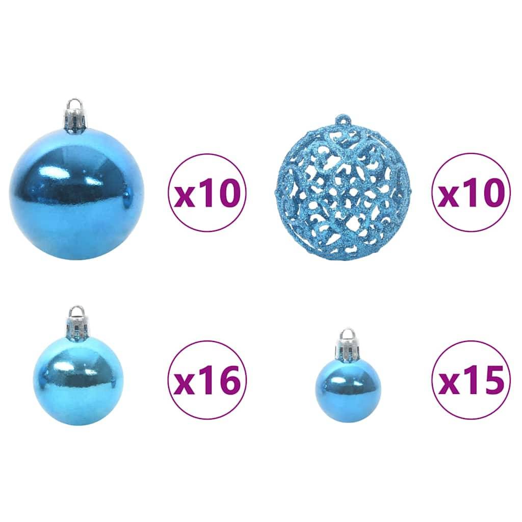 Vidaxl - Sapin de Noël artificiel Vert 210 cm PVC, Acier et Plastique vidaXL 3396280 - Image 9