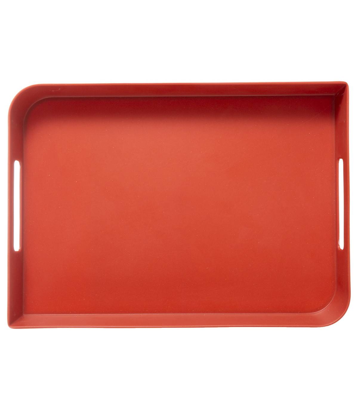 Plateau en Mélamine 35 x 25 cm Rose nacarat - Imagen 2