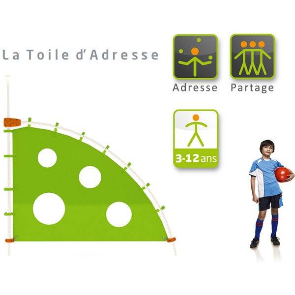 Trigano - Aire de jeux Toboggan Pont de singe Anneaux Toile Araignée métal - Image 7