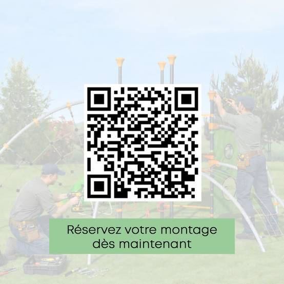 Trigano - Aire de jeux Toboggan Pont de singe Anneaux Toile Araignée métal - Image 4