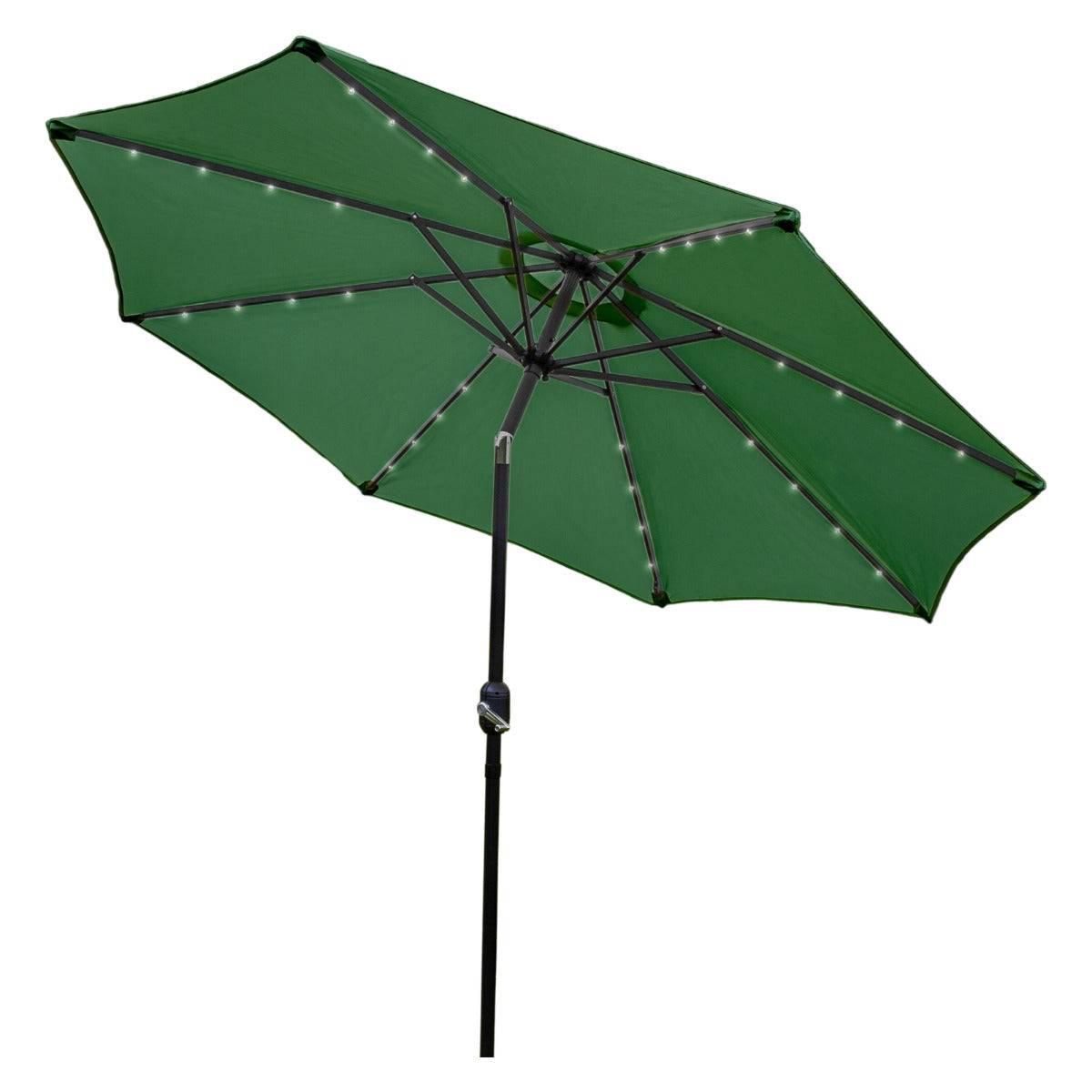 Monstershop - Parasol Vert 270 cm avec 32 LED's Intégrés - Imagen 1
