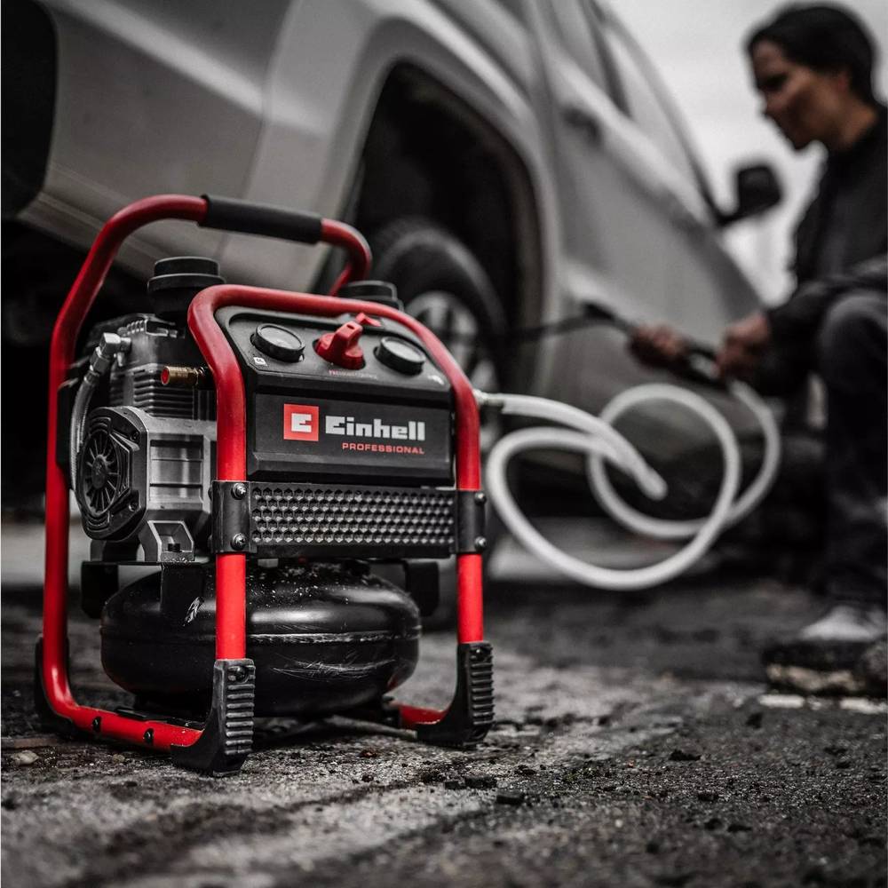 Einhell - Compresseur sans fil SILENZZO 18/160 - 18V - 160L/min - 8 bar - cuve 6L - 70dB - sans batterie Einhell - Image 2