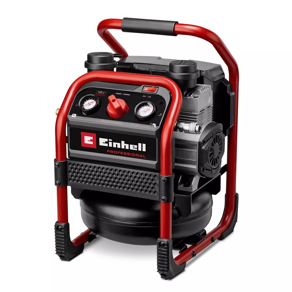 Einhell - Compresseur sans fil SILENZZO 18/160 - 18V - 160L/min - 8 bar - cuve 6L - 70dB - sans batterie Einhell - Image 1