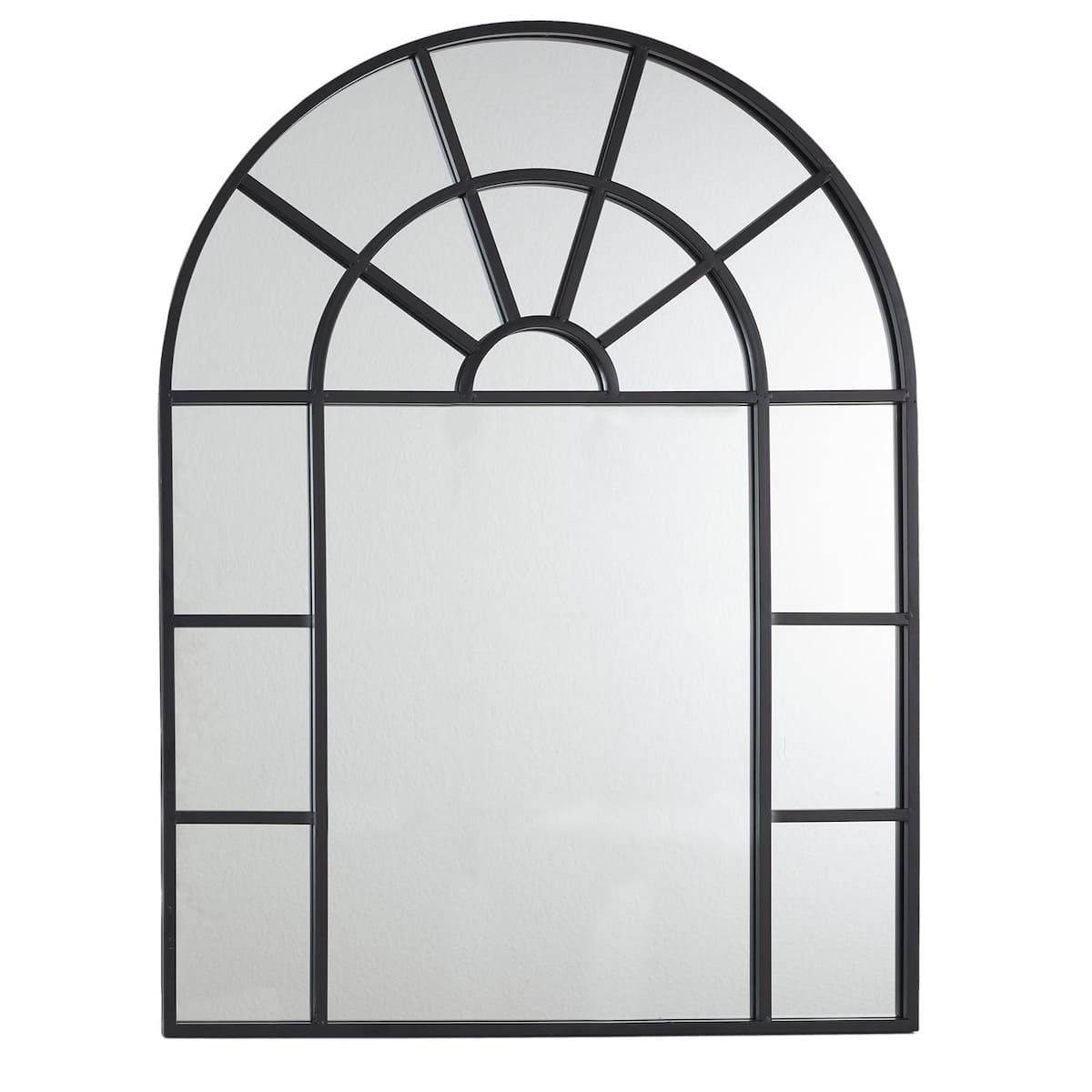ALTOBUY - Miroir Fenêtre Métal Noir 60x80 cm - EVONIS - Image 1