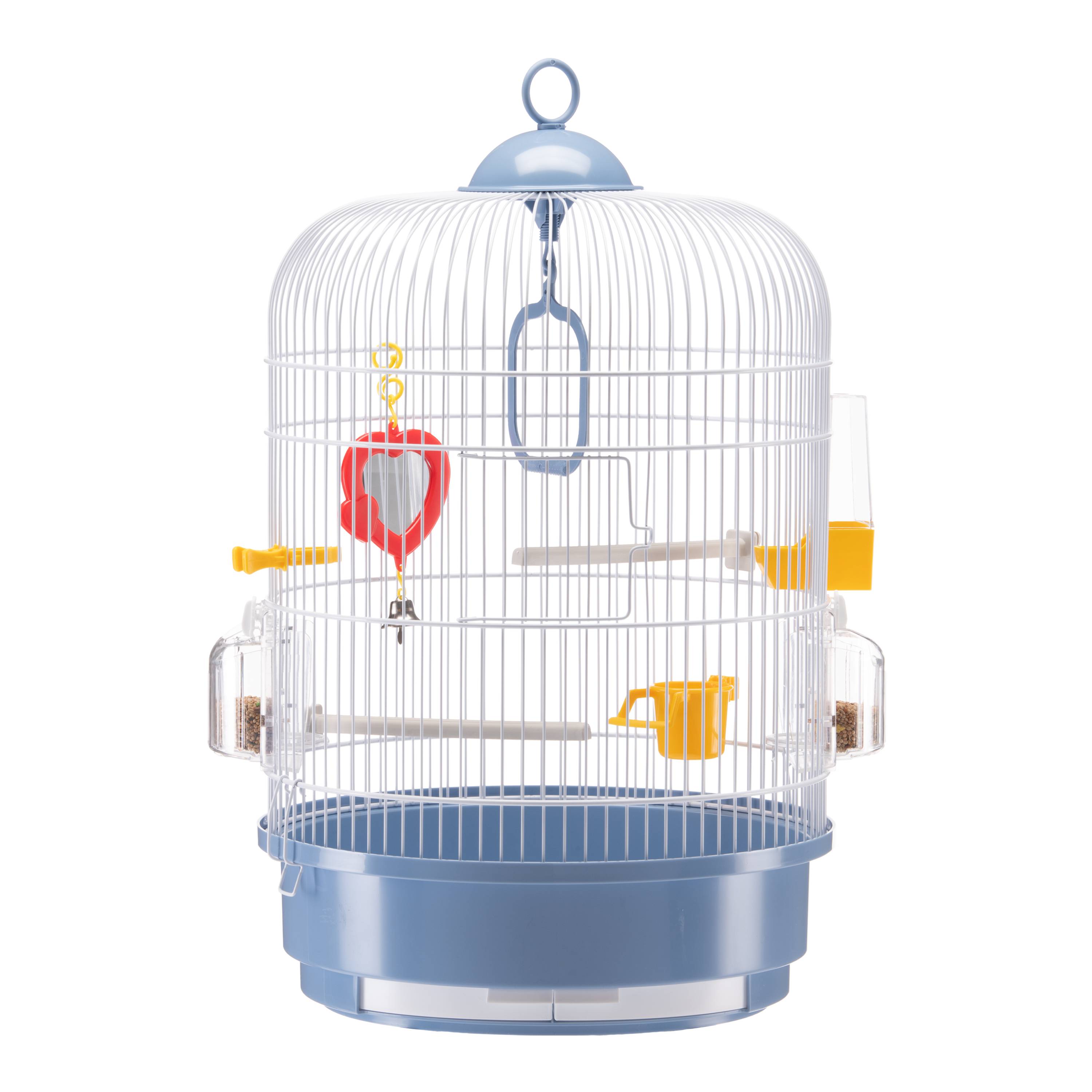 Ferplast - Ferplast Cage à Oiseaux REGINA Cage pour Oiseaux, Canaris, Perruches Ondulées, en Métal, Accessoires inclus Mangeoires rotatives Perchoirs, 32,5 x - Imagen 1