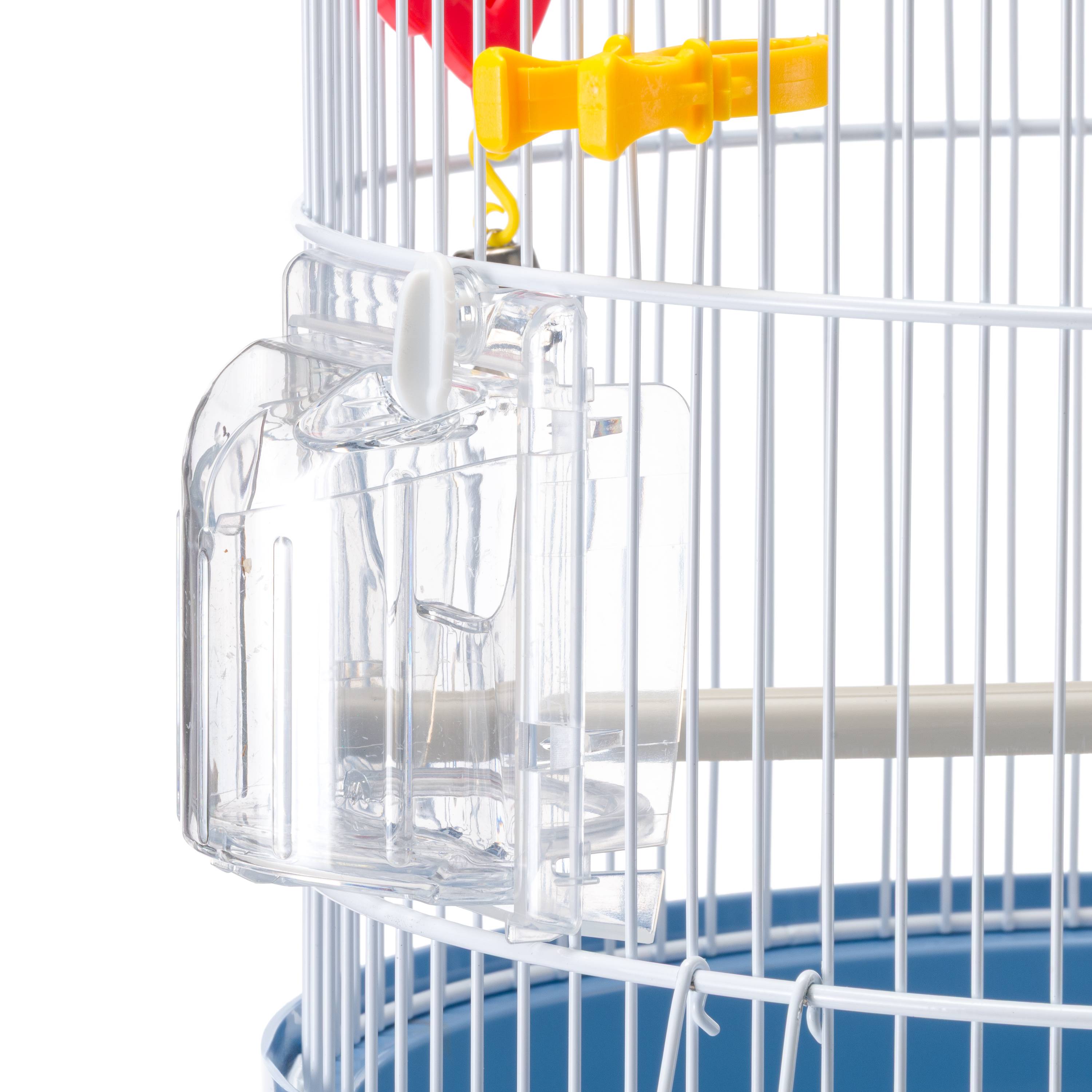 Ferplast - Ferplast Cage à Oiseaux REGINA Cage pour Oiseaux, Canaris, Perruches Ondulées, en Métal, Accessoires inclus Mangeoires rotatives Perchoirs, 32,5 x - Imagen 8