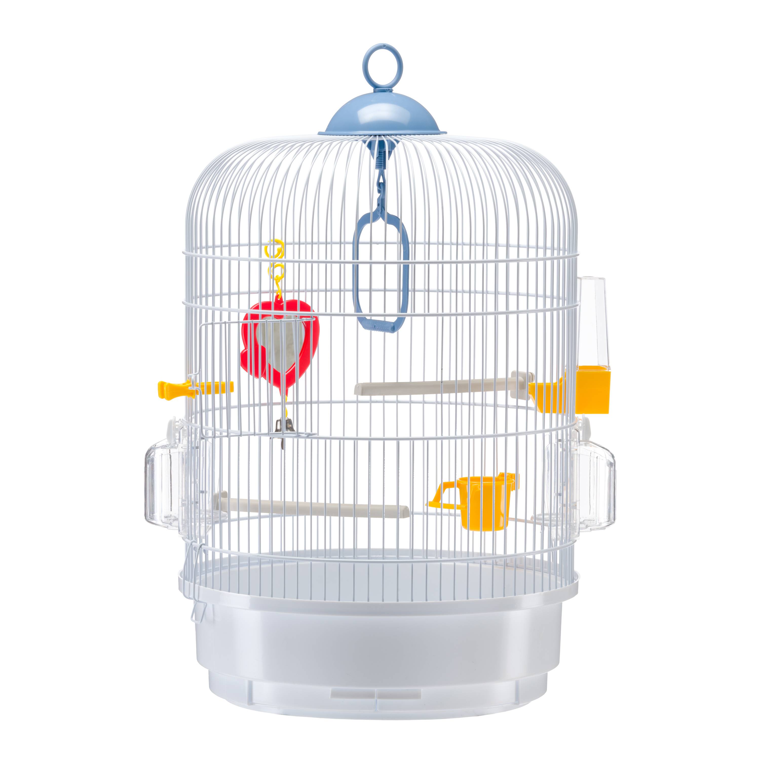 Ferplast - Ferplast Cage à Oiseaux REGINA Cage pour Oiseaux, Canaris, Perruches Ondulées, en Métal, Accessoires inclus Mangeoires rotatives Perchoirs, 32,5 x - Imagen 5