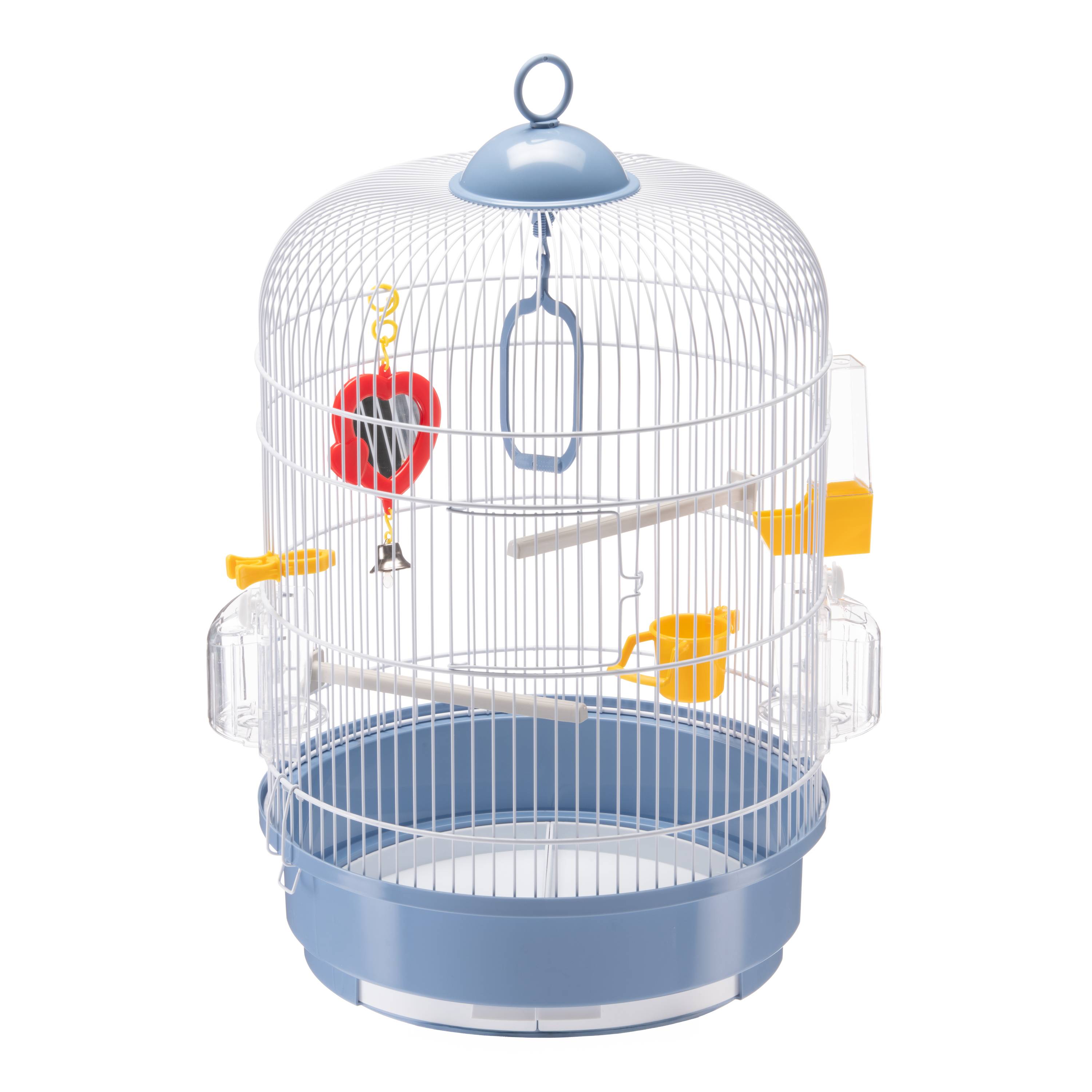Ferplast - Ferplast Cage à Oiseaux REGINA Cage pour Oiseaux, Canaris, Perruches Ondulées, en Métal, Accessoires inclus Mangeoires rotatives Perchoirs, 32,5 x - Imagen 6