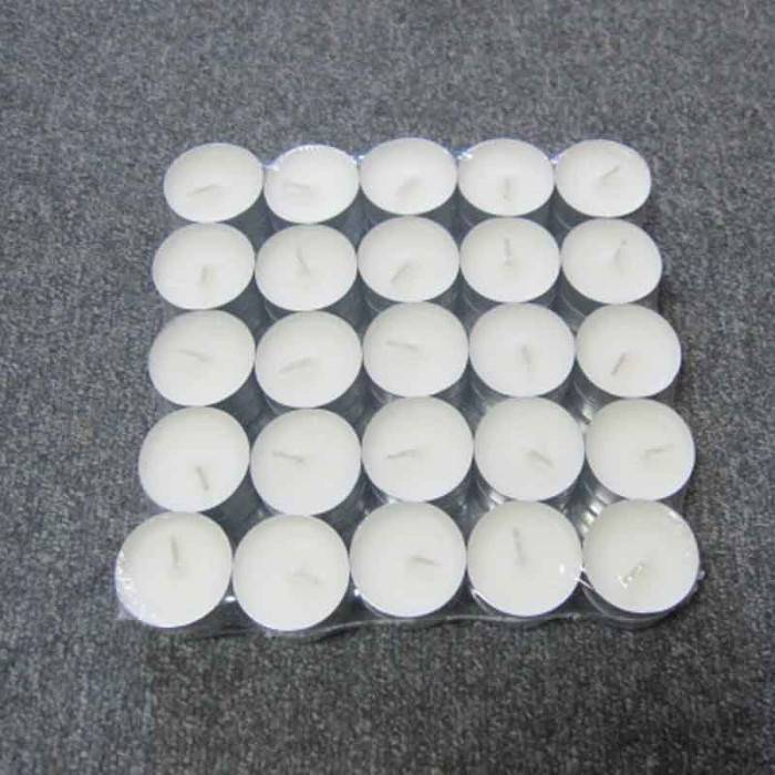 Lot de 50 Bougies Chauffe-Plat "Many" 3,7cm Blanc - Image 5