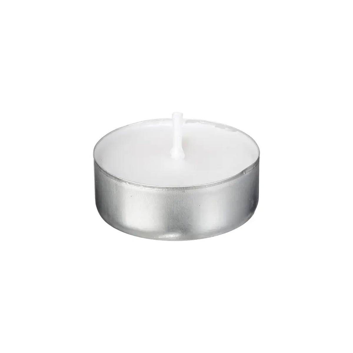 Lot de 50 Bougies Chauffe-Plat "Many" 3,7cm Blanc - Image 2