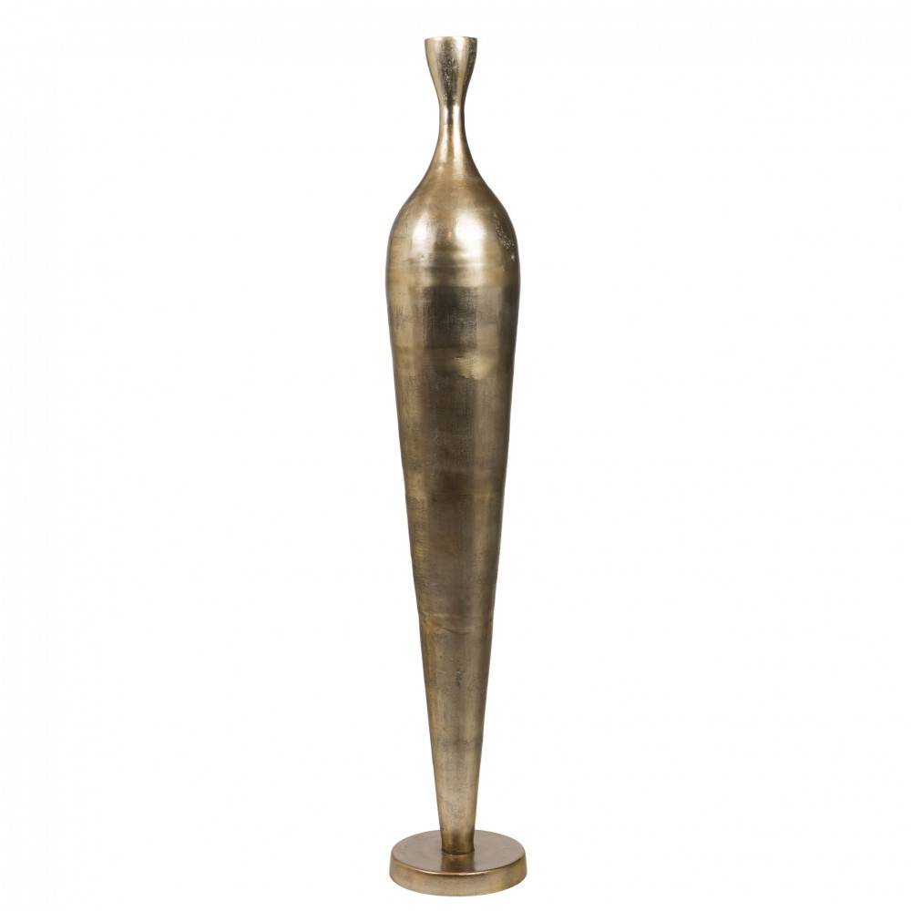 Amadeus - Vase haut en aluminium doré H180 cm Carmen - Image 1