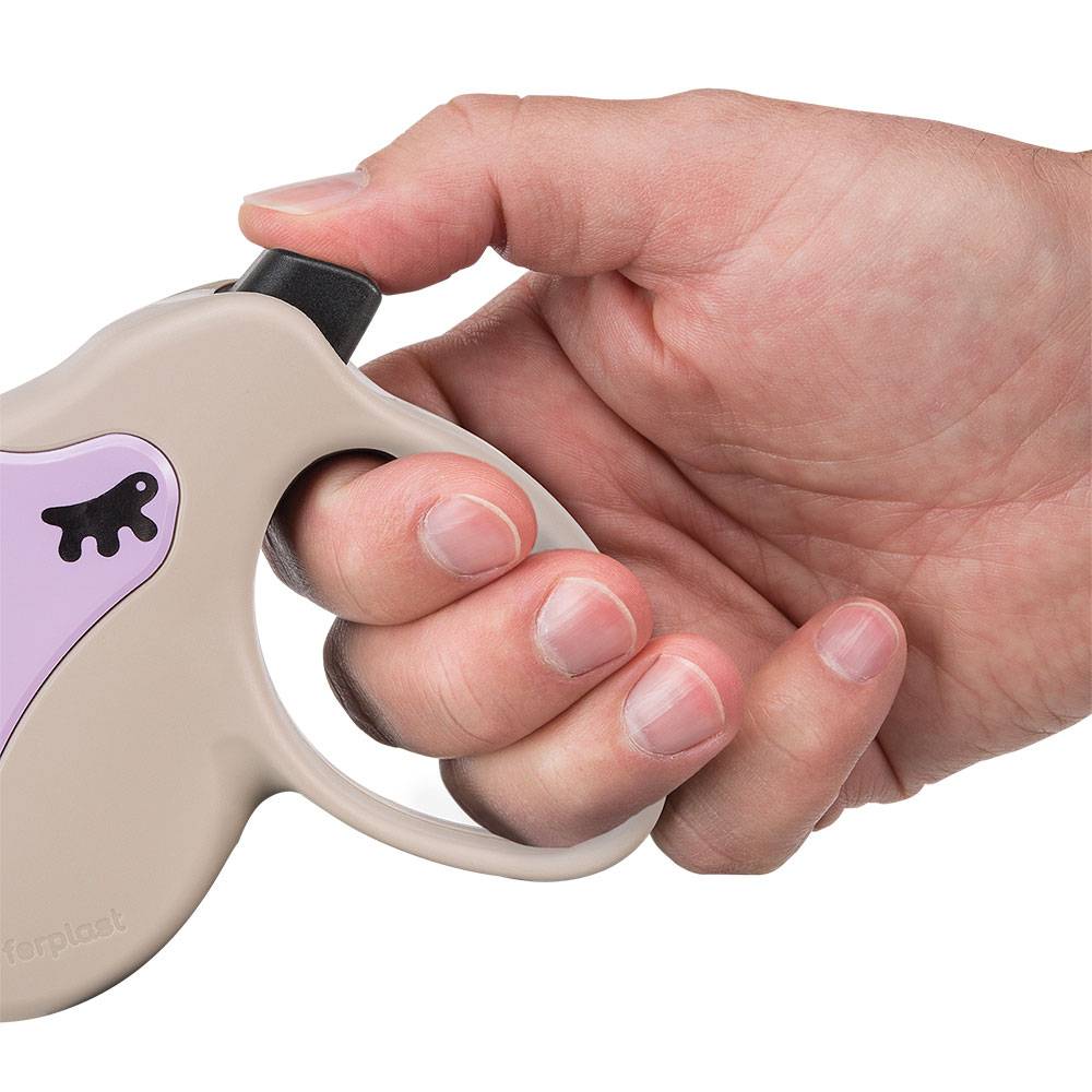 Ferplast - Ferplast Laisse Chien Enrouleur AMIGO MINI, laisse pour petits chiens jusqu'à 12 Kg. Cordon Extensible max 3 m. Bouton de verrouillage et de - Imagen 4
