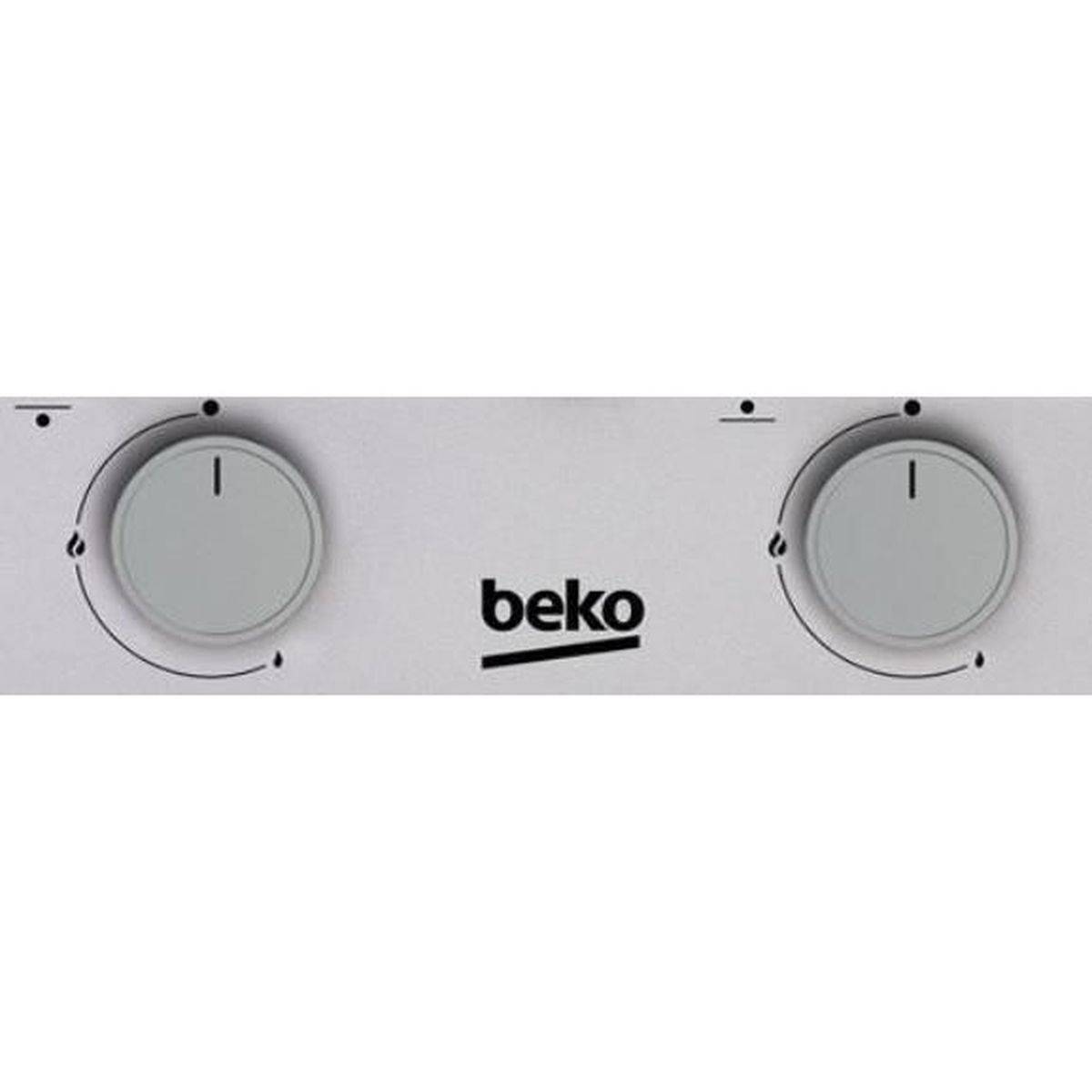 Beko - Domino gaz 30cm 2 feux inox HDCG32220FX Beko - Image 5