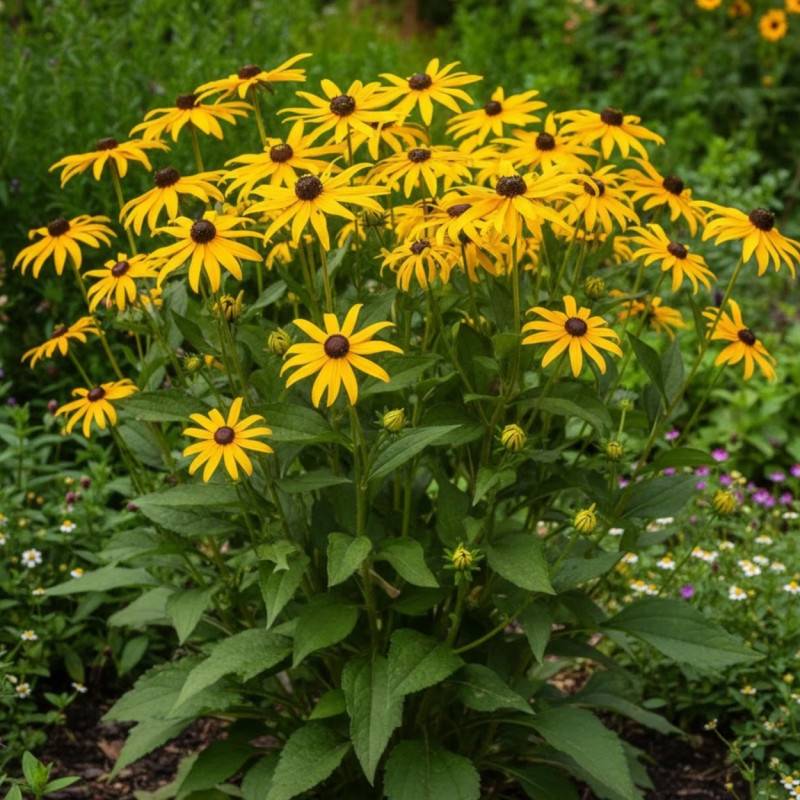Rudbeckia lumineuse à fleurs Jaune/Noir - feuillage Caduc - Godet - 5/20 cm - Imagen 1