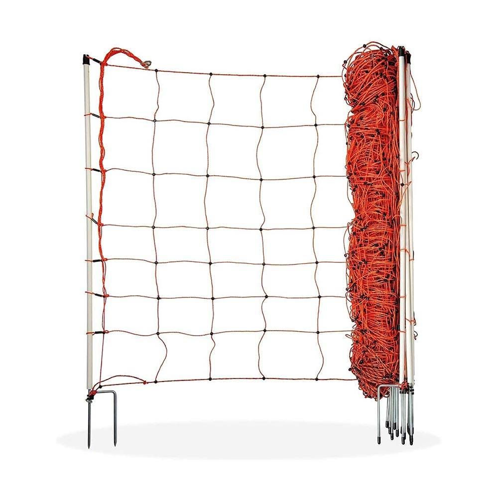 Horizont - Filet mouton 0,90 x 50 m double pointe avec piquets intégrés pour enclos temporaire – HORIZONT - Imagen 1