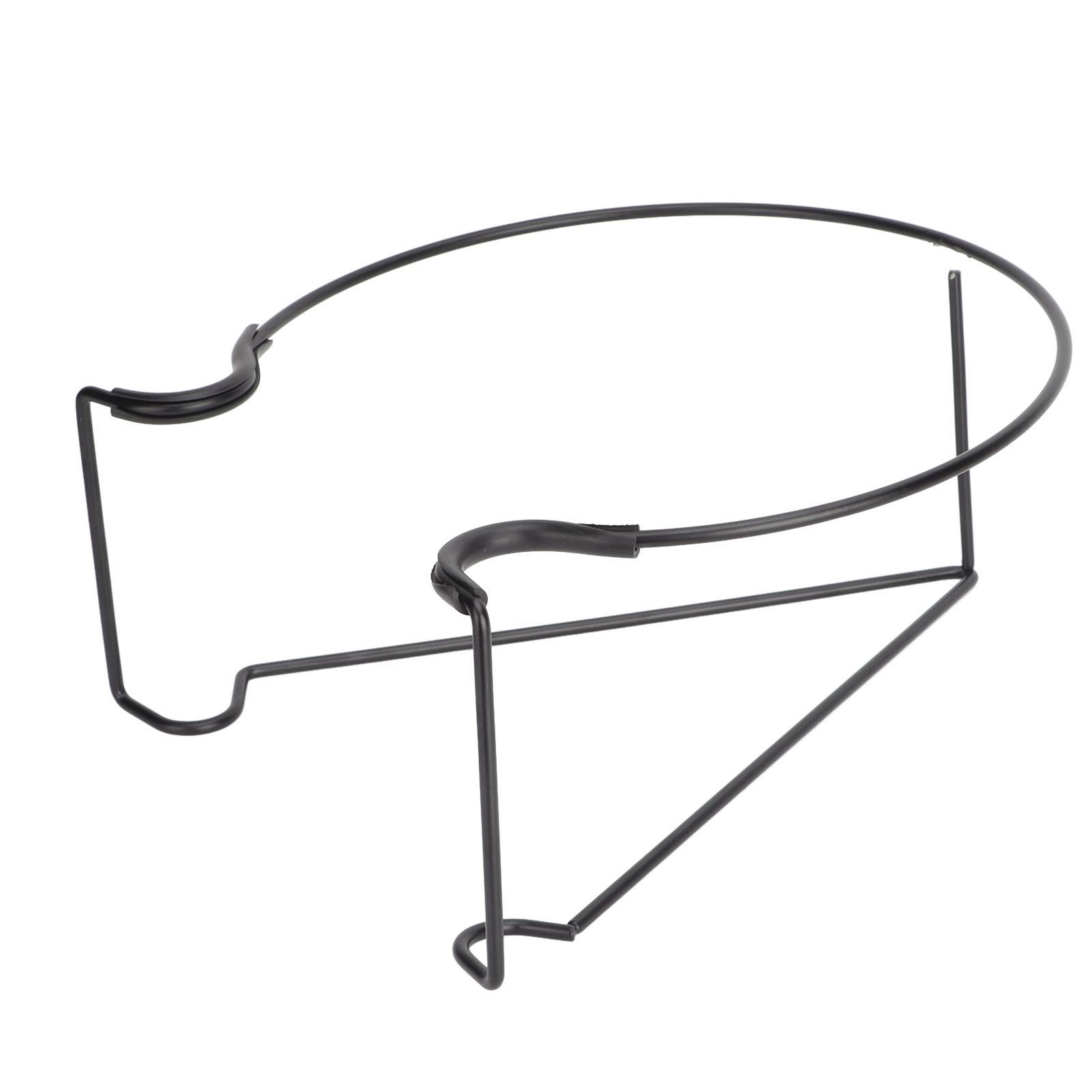 Lot de 5 Supports Pot Suspendu Fer pour Balcon Rambarde Porte-Plante Flottant Noir 29cm - ComfortXL Outdoor Living - Image 1