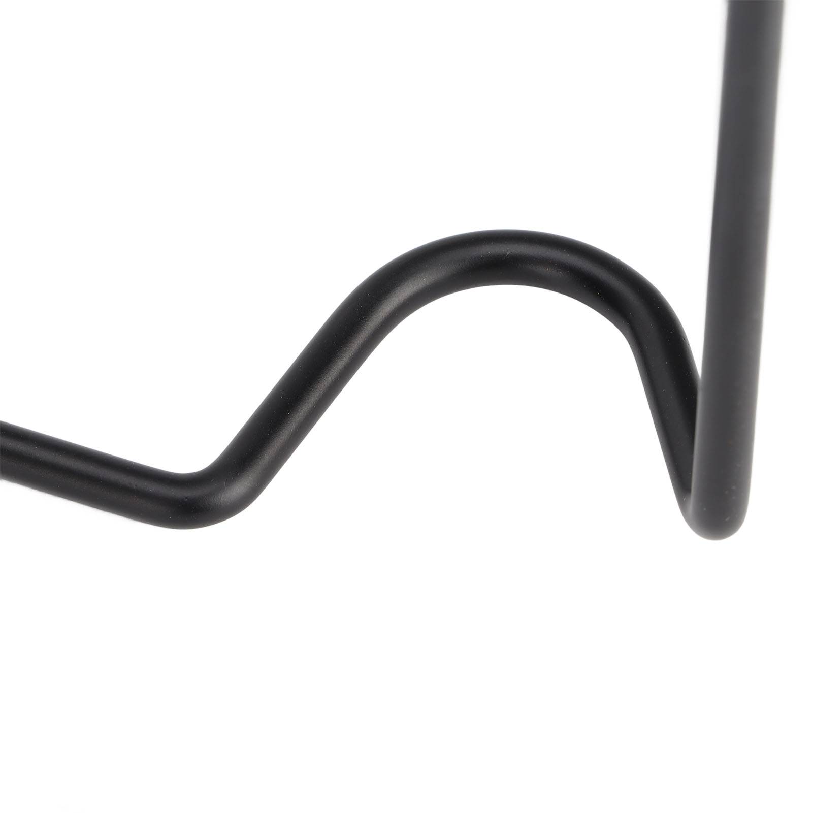 Lot de 5 Supports Pot Suspendu Fer pour Balcon Rambarde Porte-Plante Flottant Noir 29cm - ComfortXL Outdoor Living - Image 4
