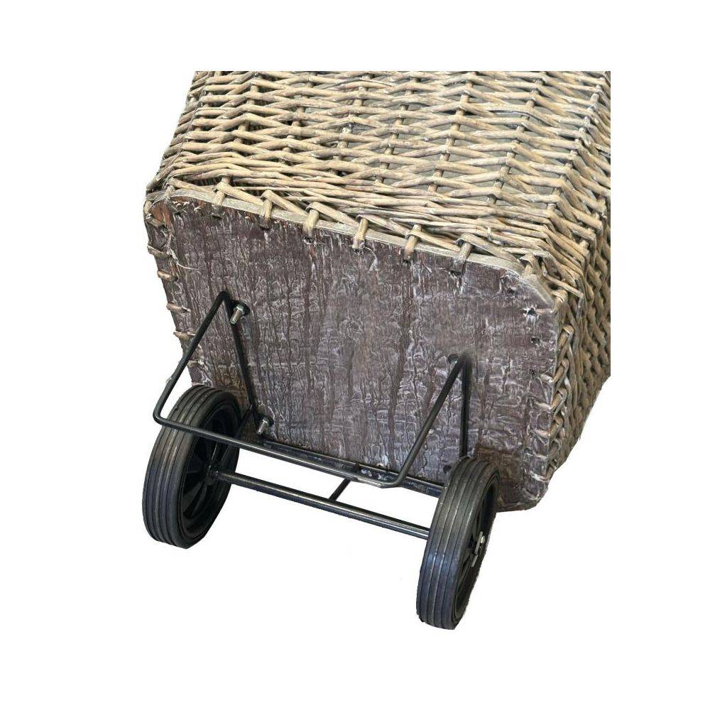 Aubry Gaspard - Chariot à bûches en osier 2 - Imagen 2