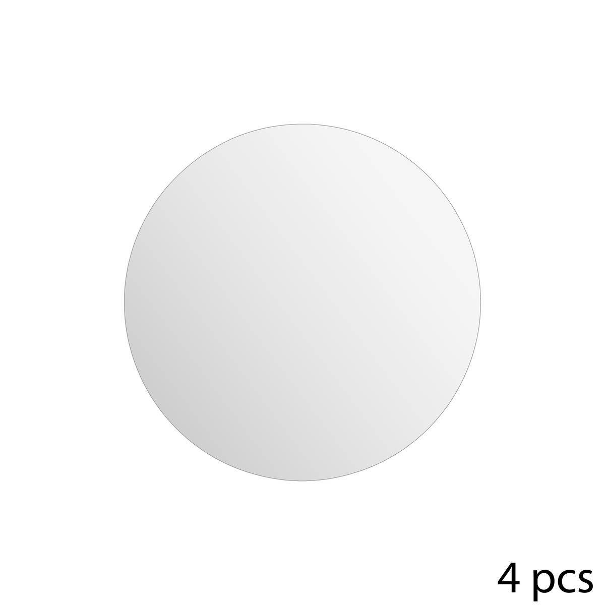 Atmosphera - Lot de 4 miroirs adhésifs ronds 20X20 - 5five - Imagen 4