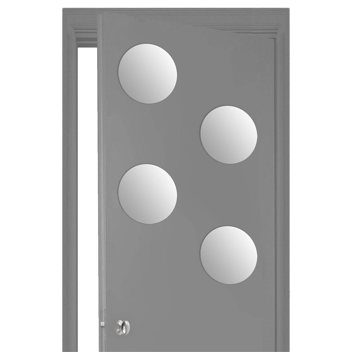 Atmosphera - Lot de 4 miroirs adhésifs ronds 20X20 - 5five - Image 1