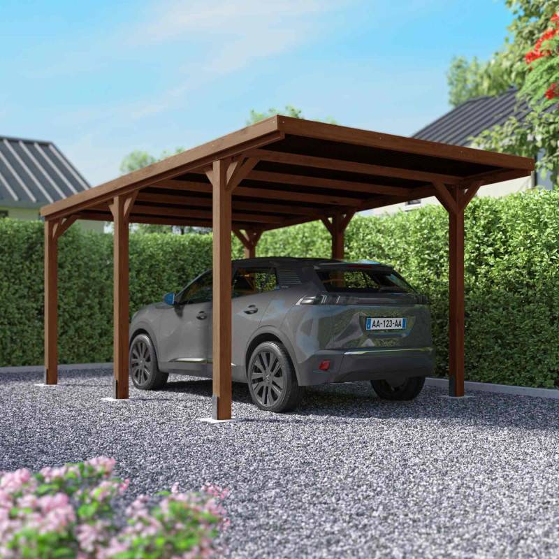 Cerland - Carport bois 16,5 m² avec supports en H - Image 2