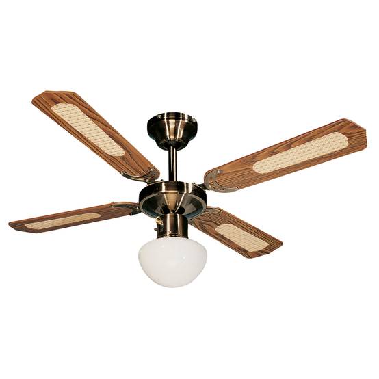 Ventilateur de plafond BALI Bois 50W Ø107cm FARTOOLS - Image 1