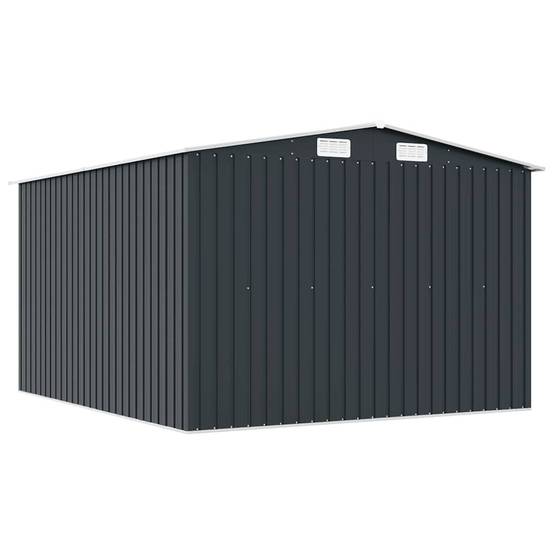 Vidaxl - Abri de jardin 257x298x178 cm Métal Anthracite vidaXL 143342 - Image 8