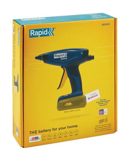 Pistolet à colle à batterie Rapid BGX500 - 18 V - 900 g/h - Boite - Sans batterie - RAPID-ISABERG - 5001517 - Imagen 6