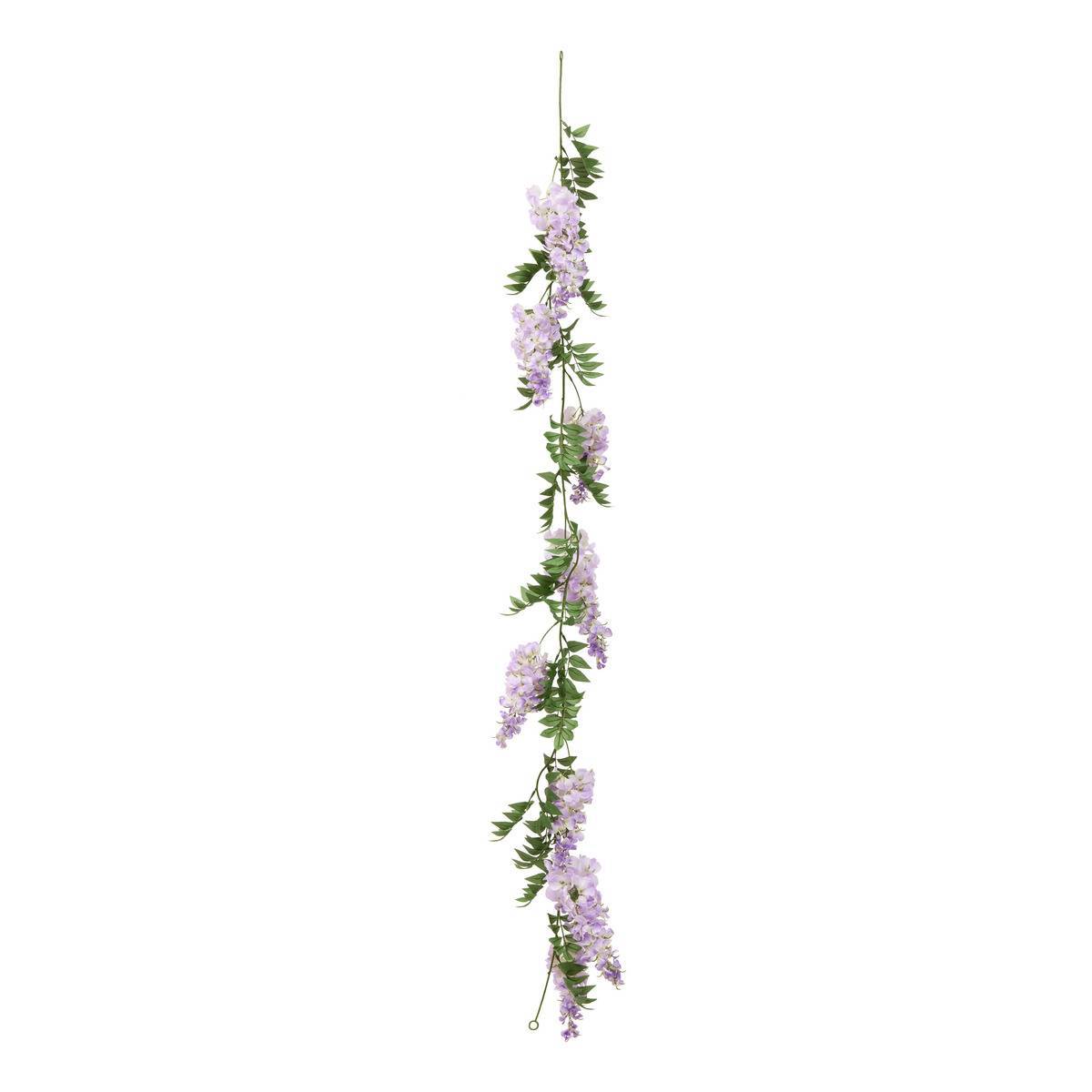 Atmosphera - Guirlande Glycine Artificielle Phoebe L20xP10xH178 cm - Atmosphera Créateur d'intérieur - Image 1