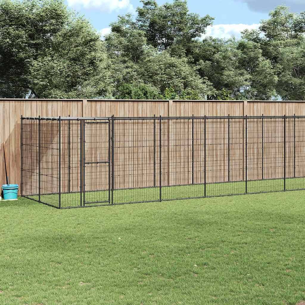 Vidaxl - Chenil extérieur Acier avec toit 21,78 m² vidaXL 3082296 - Imagen 1